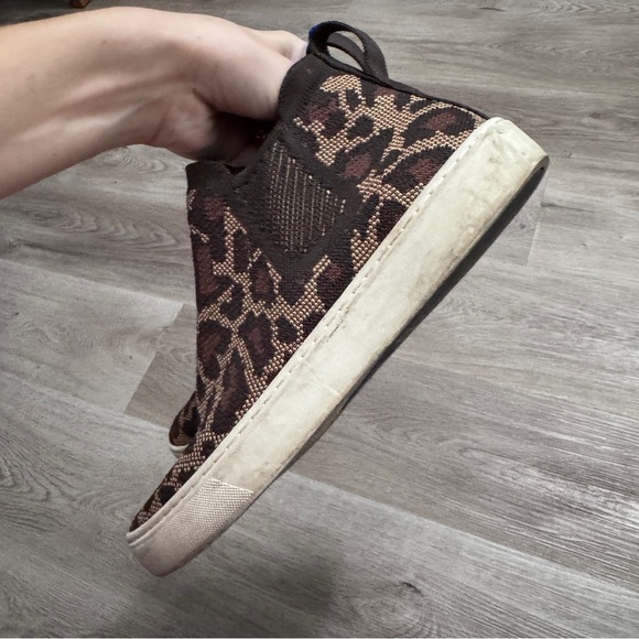 Rothy’s Chelsea Wildcat Leopard Cheetah Sneakers 9.5 Animal Print Shoes - Picture 7 of 13